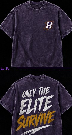 Elite Survive Tee — Purple